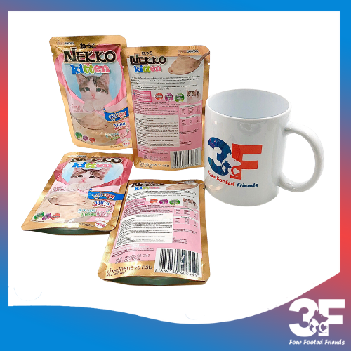 Pate Nekko Kitten Cho Mèo Con Từ Khi Cai Sữa Đến 12 Tháng Tuổi Vị Cá Ngừ Gói 70gr