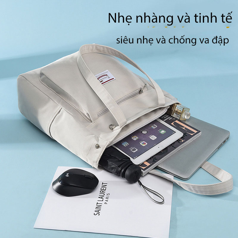 Túi sách công sở nữ cao cấp J.QMEI J003 túi đựng laptop, túi đựng macbook chống sốc chống nước