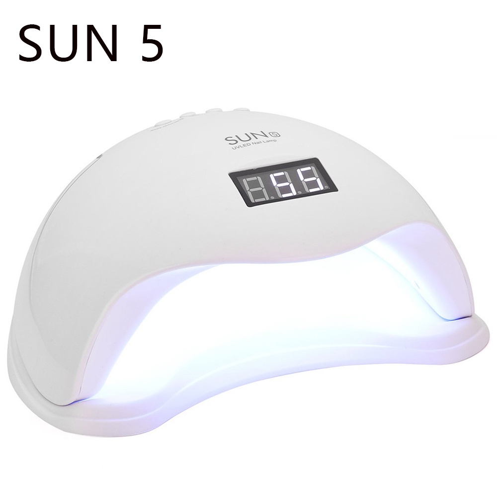 Máy Hơ Sấy Khô Móng Tay Chân Làm Khô Gel Sơn Nhanh Chóng Sun 5X Max Công Suất 180W 36 Bóng Đèn Led