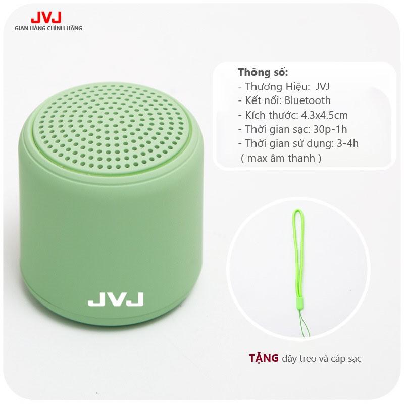 Loa di động Bluetooth JVJ Mini 3D BLT Không Dây - Âm Thanh Nổi Siêu Bass bỏ túi mang theo tiện lợi nhiều màu sắc - Hàng Chính Hãng