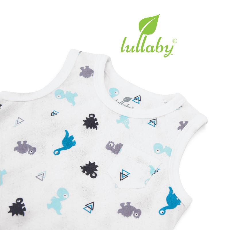 Đồ bộ sát nách Lullaby cho bé trai NH83B Trắng