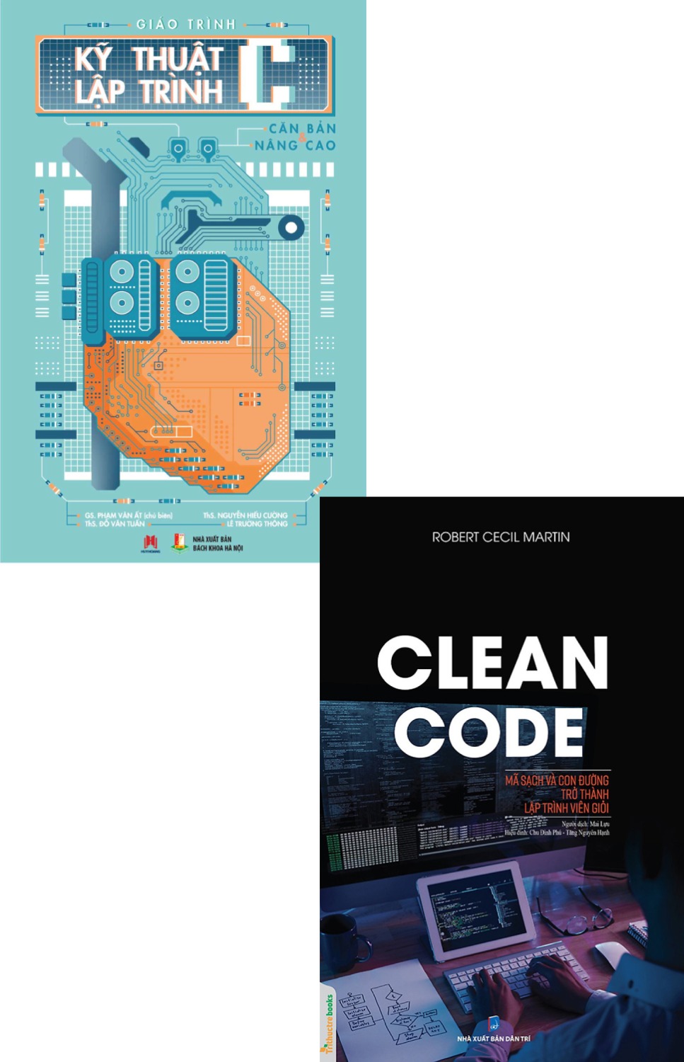 Combo Giáo Trình Kỹ Thuật Lập Trình C Căn Bản Và Nâng Cao + Clean Code - Mã Sạch Và Con Đường Trở Thành Lập Trình Viên Giỏi (Bộ 2 Cuốn) _TTT