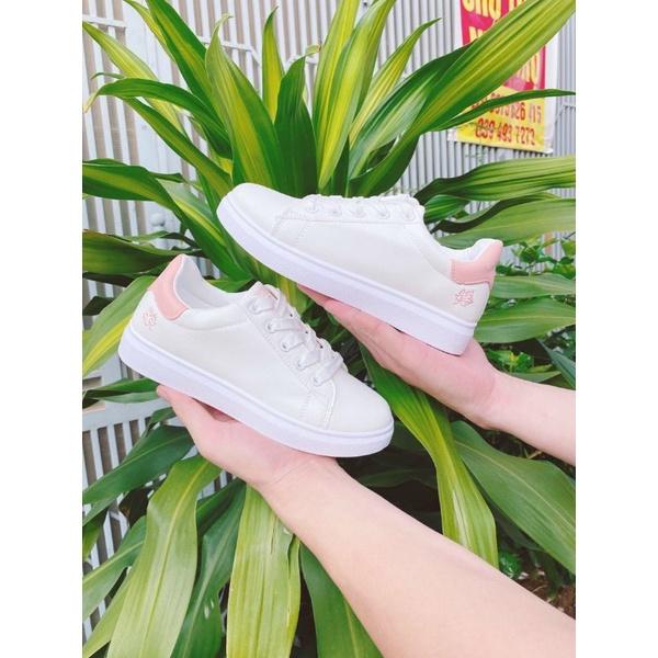 Giầy thể thao nữ màu trắng, giầy học sinh