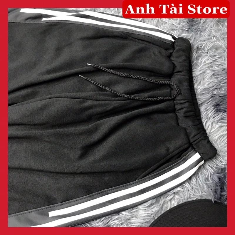Quần jogger NUTRENT nam nữ thể thao 3 vạch chất nỉ bông giày đẹp TA 001