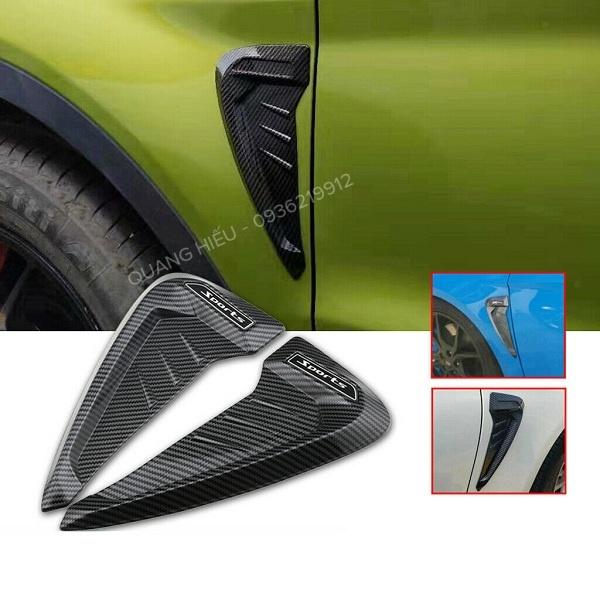Bộ 02 Mang Cá Sport Giả Hốc Gió Trang Trí Xe