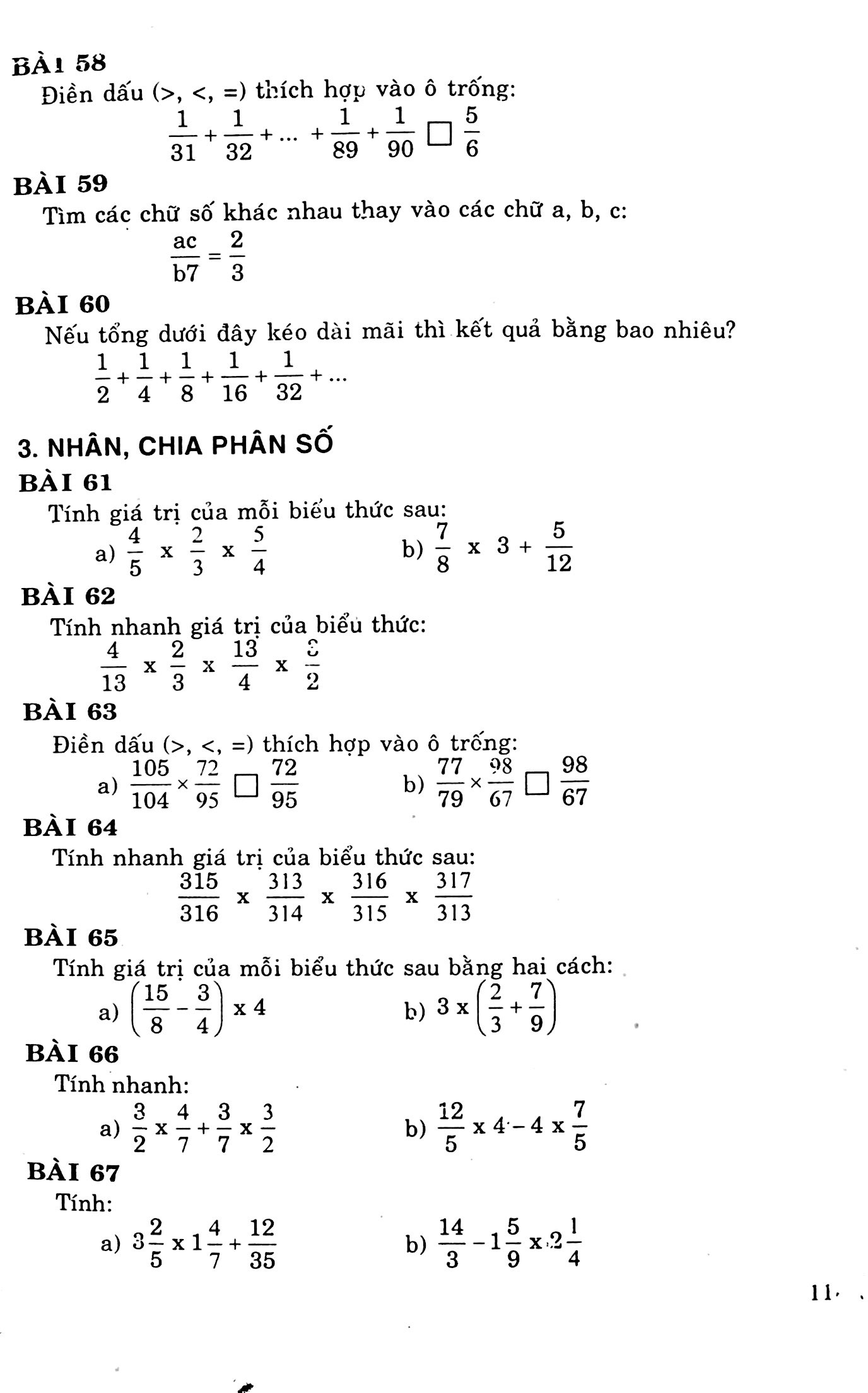 488 Bài Tập Toán Chọn Lọc Lớp 5