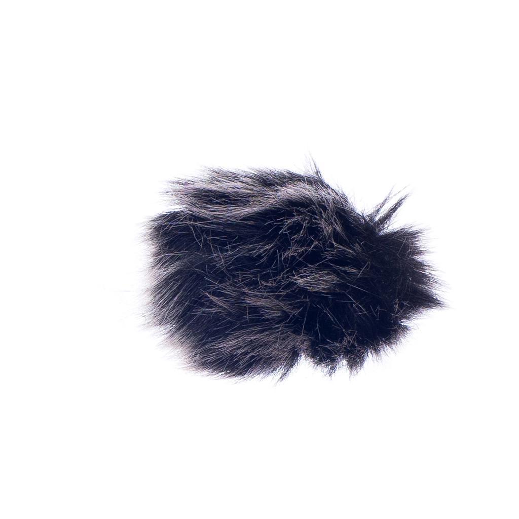 Mini Microphone Wind Muff w/ Mic Lapel Tie Clip Set Speech Meeting Accessory
