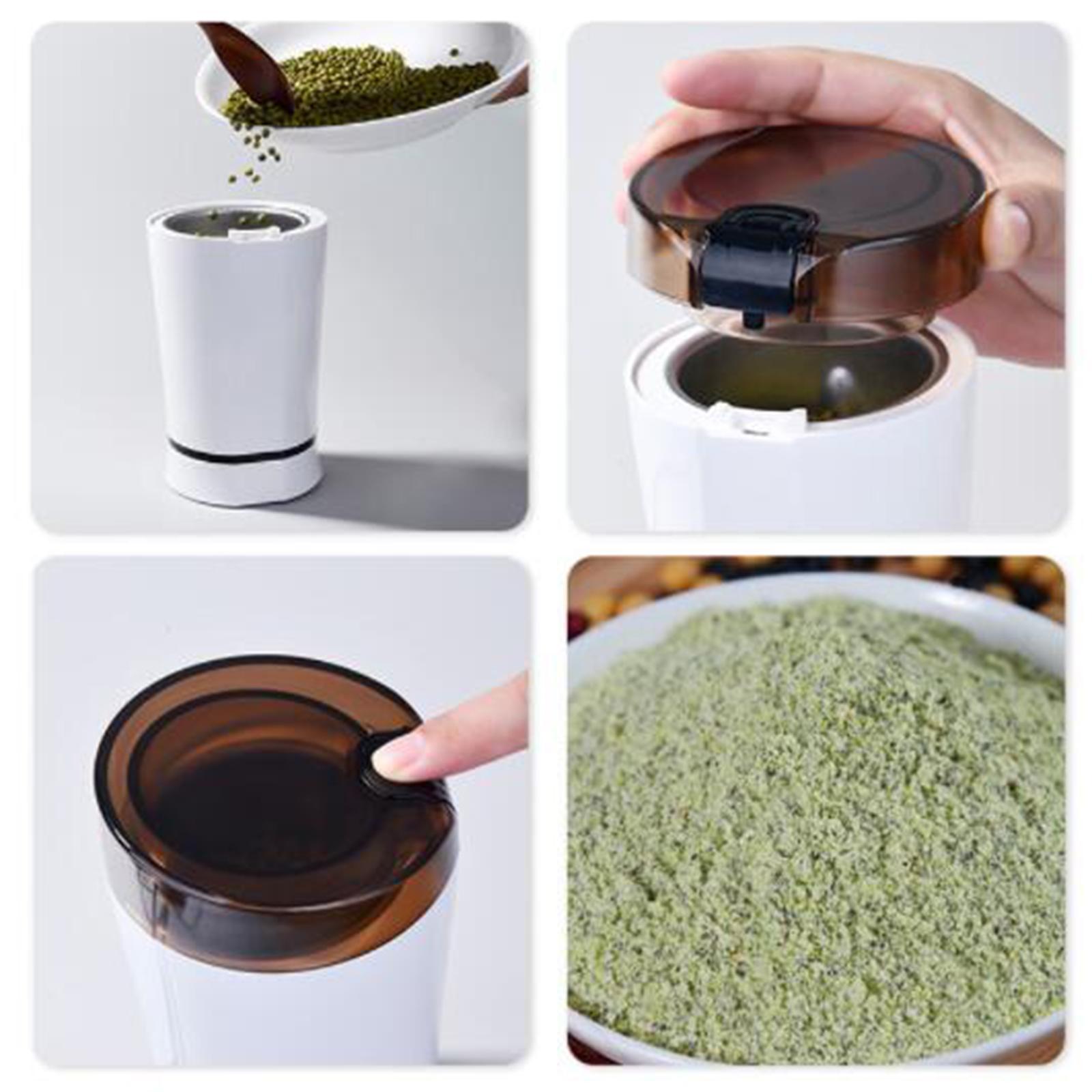 Electric Coffee Bean Grinder Grain Beans Mill Espresso Grinder with Brush