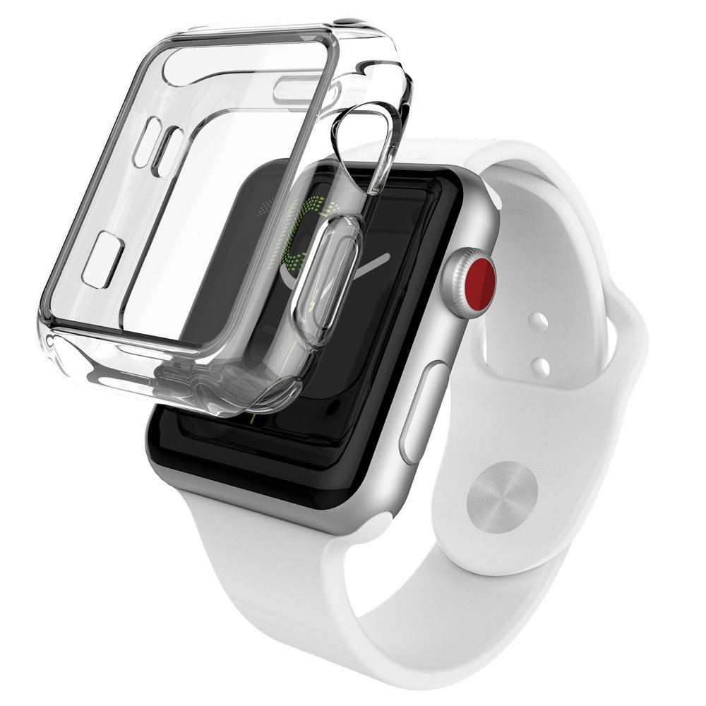 Ốp viền chống sốc Apple Watch Raptic 360X Protective Case 40mm trong suốt - Hàng chính hãng