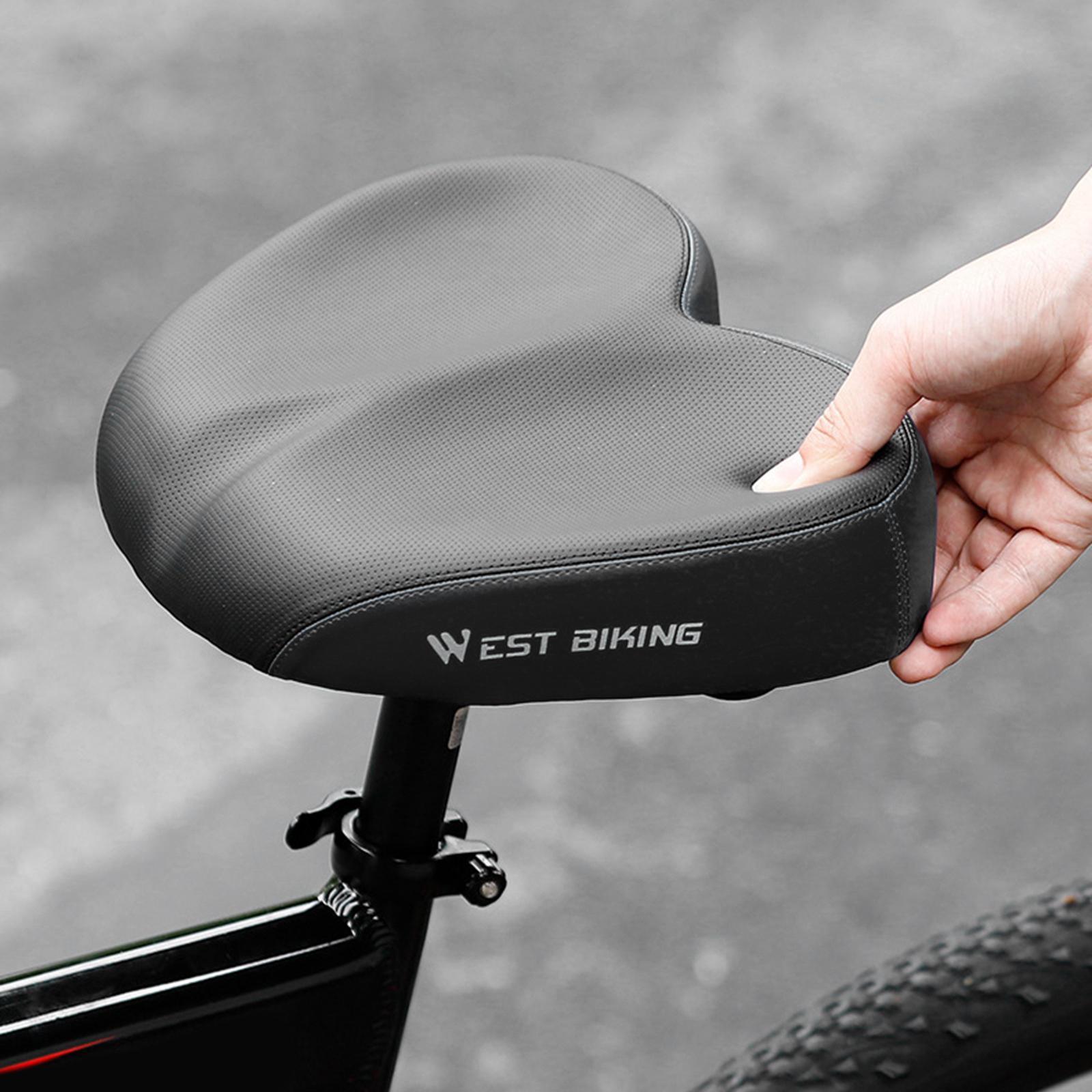 Dual Pad Bike Cushion Wide Comfort Saddle Seat Pad