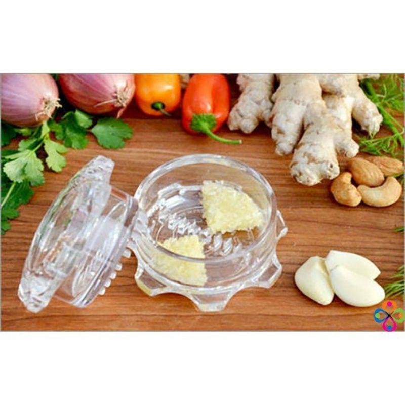 Dụng Cụ Ép Tỏi Cầm Tay Bằng nhựa và inox