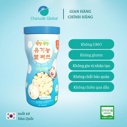 Bánh bi tan ăn dặm Happy Food vị sữa chua cho bé 7m+