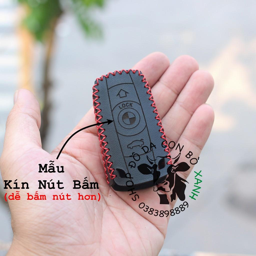 Bao da dành cho chìa khóa BMW series 3 5 handmade da thật 001