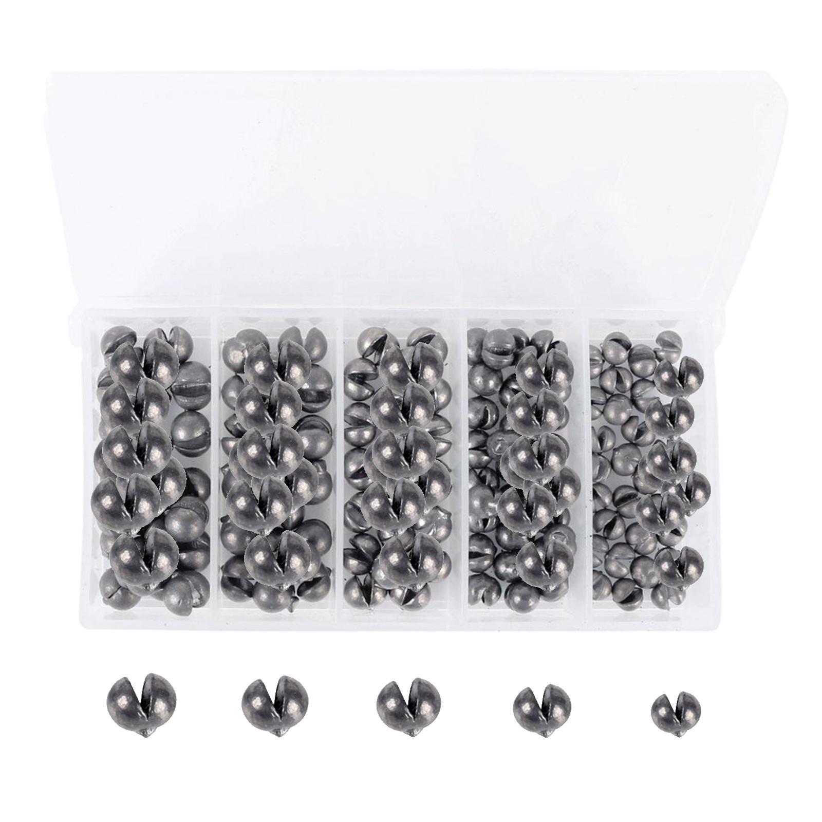 100/120Pcs Fishing Sinker  Split  Sinker  Weight Tackles 120pcs
