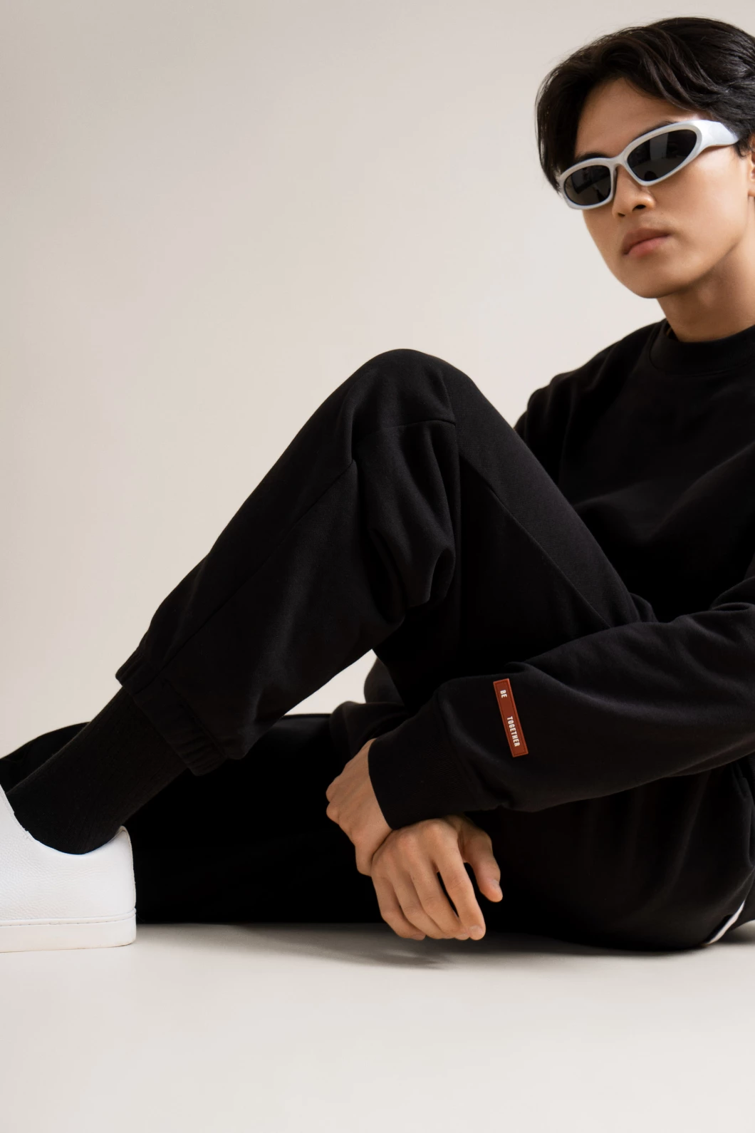 Quần Nỉ Unisex Chun Gấu ROUTINE Gân Trước Trơn Form Jogger - 10F23PKNU001 | LASTORE MENSWEAR