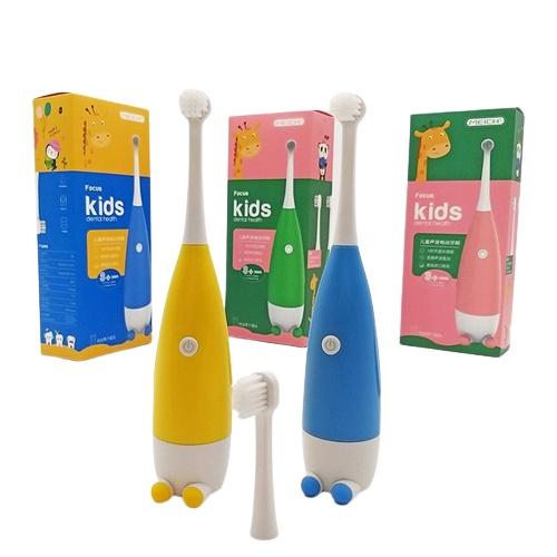 Bàn Chải Điện Cho Bé Focus Kids Sạch Răng Tiện Lợi Chống Nước IPX5 Máy Đánh Răng Tự Động Cho Bé