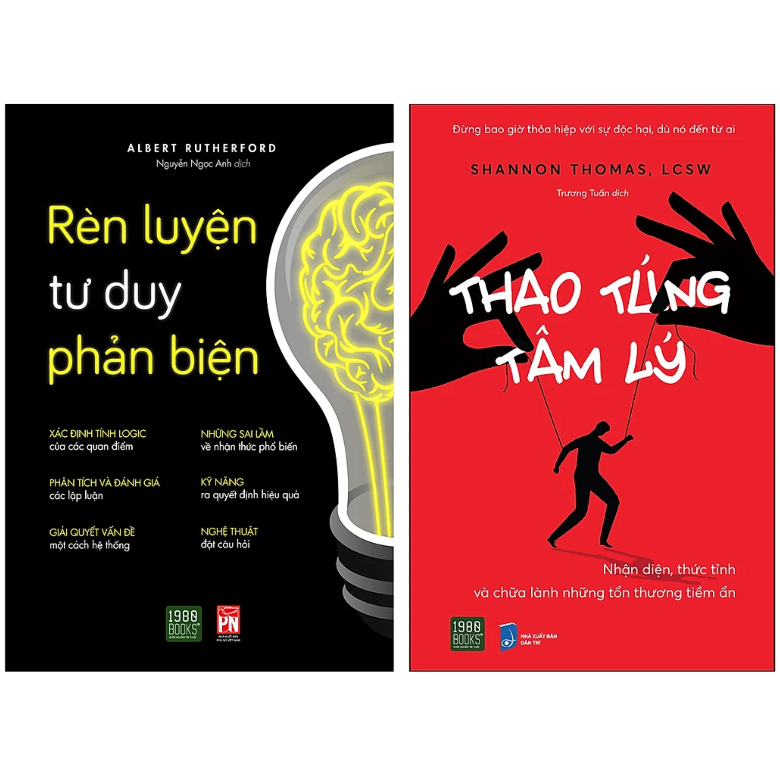 Combo 2Q: Thao Túng Tâm Lý + Rèn Luyện Tư Duy Phản Biện