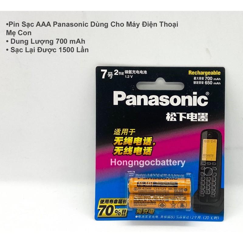 Pin AAA Sạc Panasonic ( Pin điện thoại mẹ con )