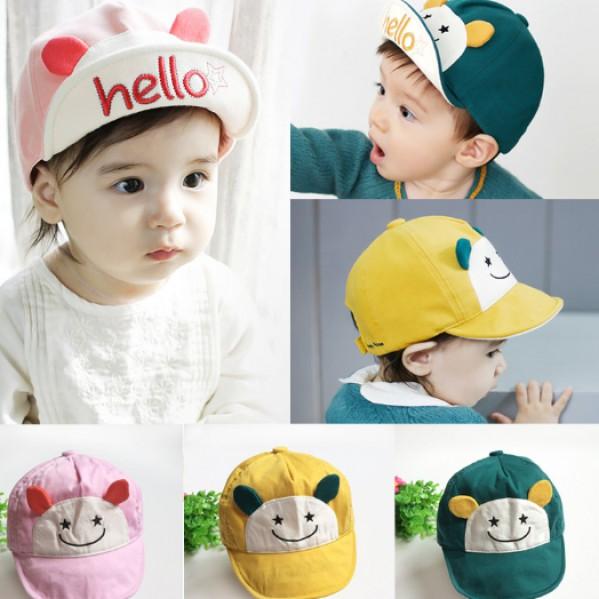 Mũ lưỡi trai hello cho bé trai bé gái kute