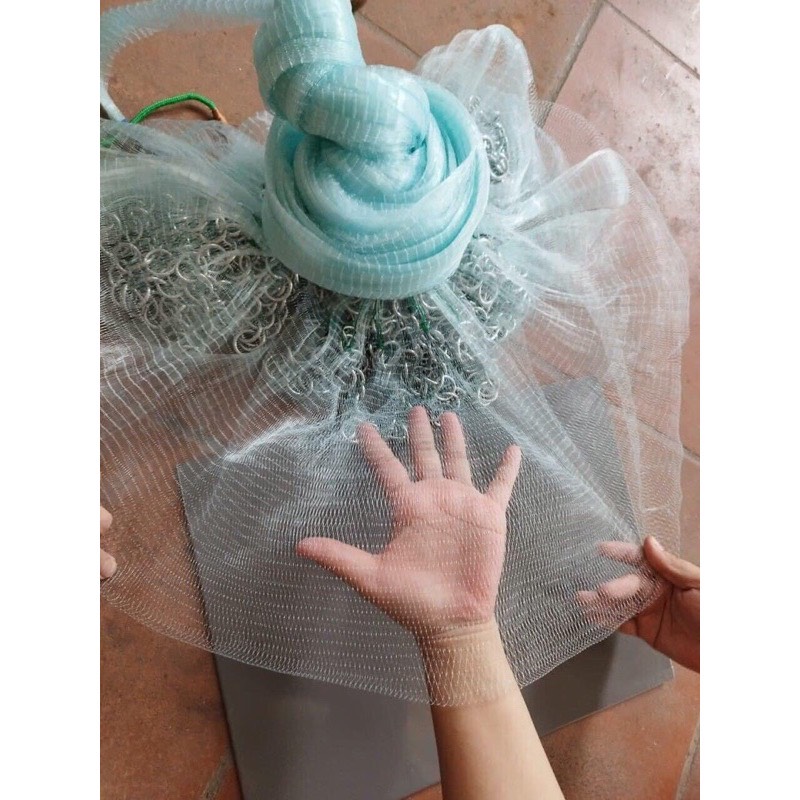 Chài Cước Bắt Tép Thái Lan Mắt 1.5cm Chân Xích Hàng Chính Hãng Bắt Cả Cá Nhỏ