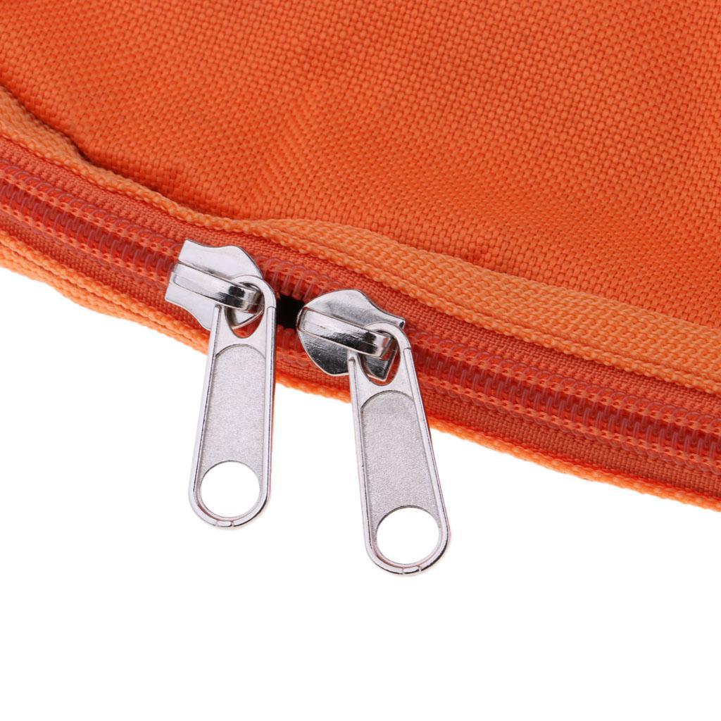 Pack of 2 Lightweight Golf Sunday Bag Travel Carry Case Cover- Golf Accessories for Golf Club – Orange and Green Colors