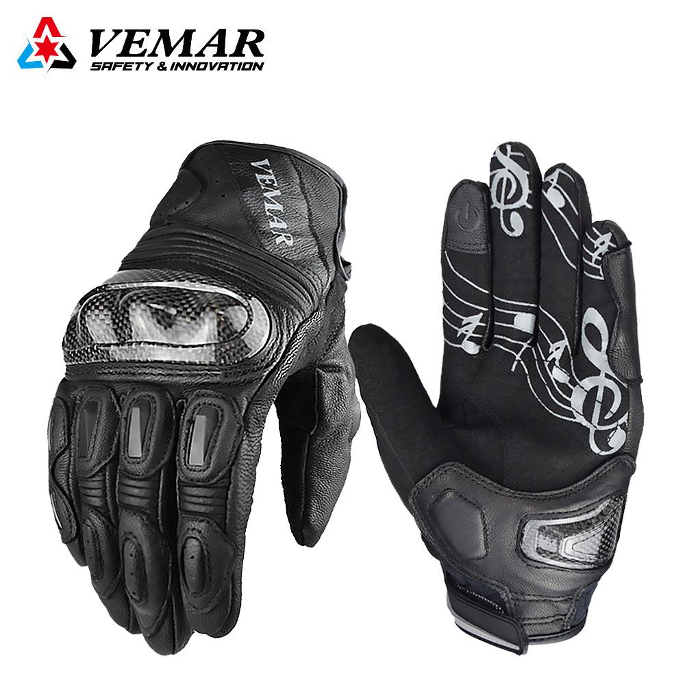 Phong cách mới nhất găng tay chống gió xe máy mới, găng tay bảo vệ bằng sợi carbon, chống rơi xe máy, thiết bị hiệp sĩ địa hình bốn mùa