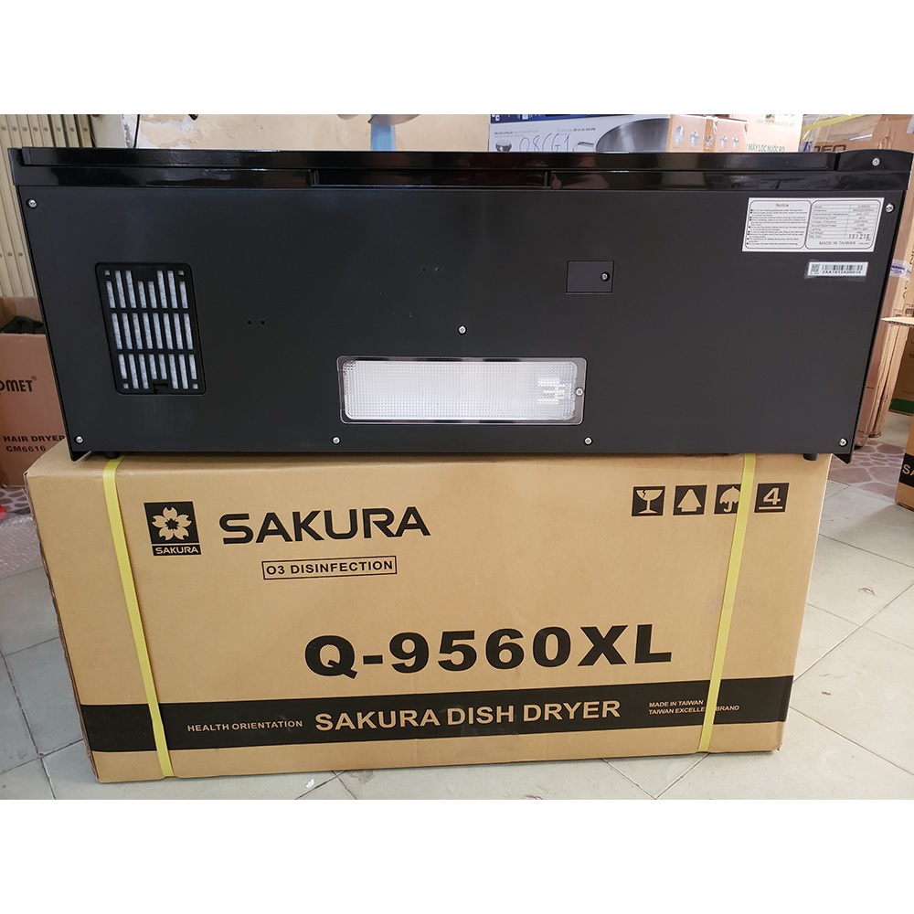 Máy Sấy Chén Bát và Diệt Khuẩn Tự Động SAKURA Q-9560XL - Hàng Chính Hãng