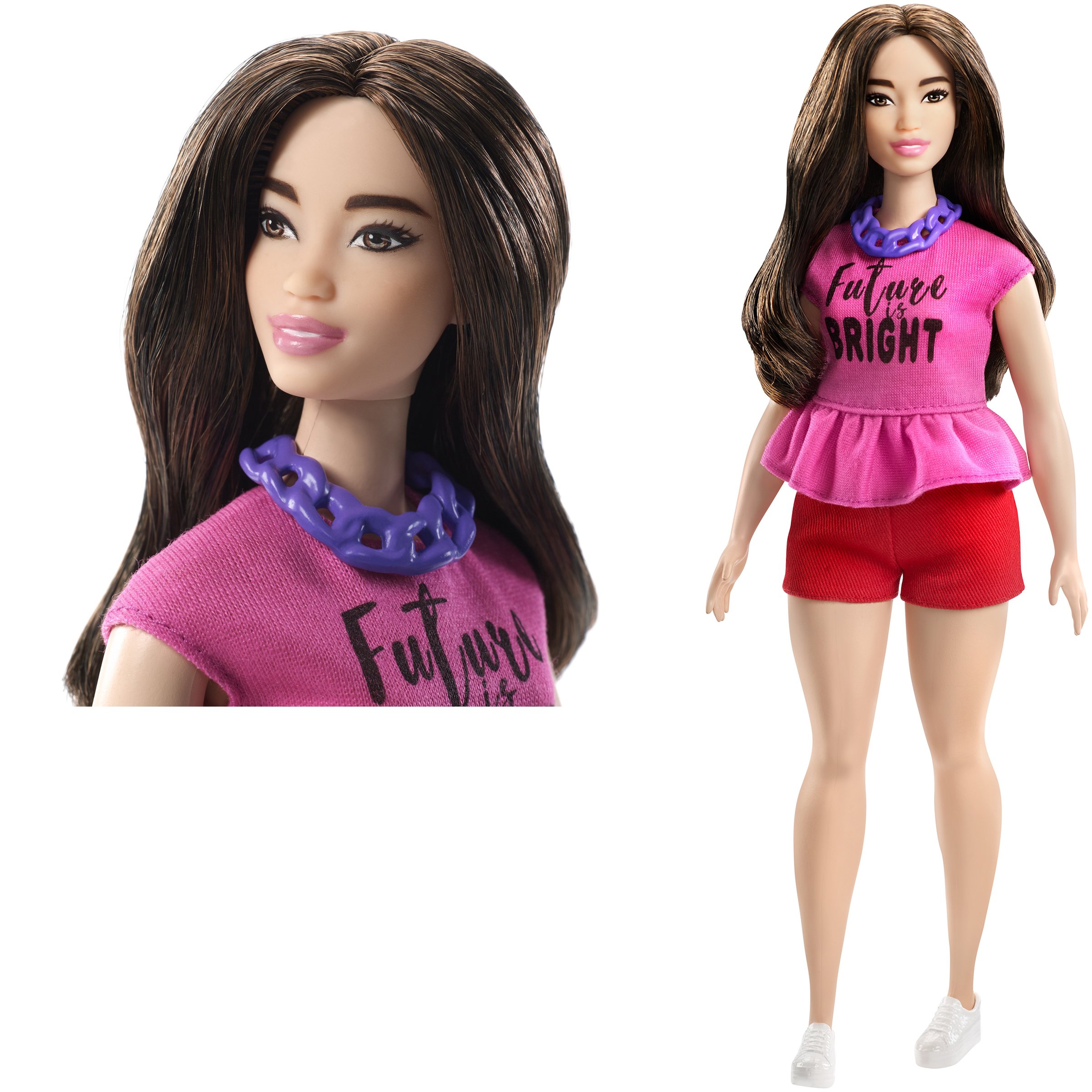 Búp bê Barbie fashionistas da đen chính hãng