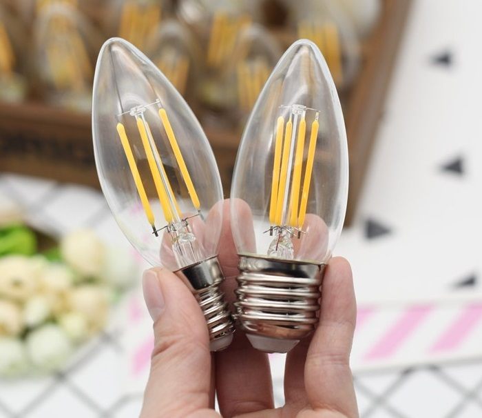 Bóng đèn Led Edison C35 4W hình quả nhót đui E14