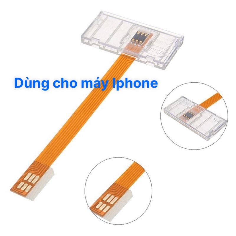 Khay kít Sim chính hãng Wihua dùng cho máy Iphone hỗ trợ người dùng kích hoạt nhanh sim, không cần bẻ sim, hàng chính hãng