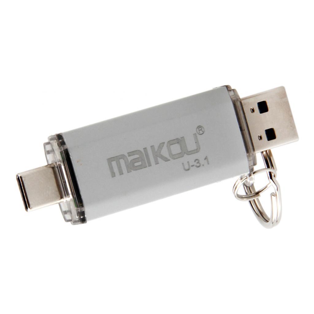 2 in 1 USB 3.0+ Type C OTG Flash Drive Memory Stick 256GB Storage red