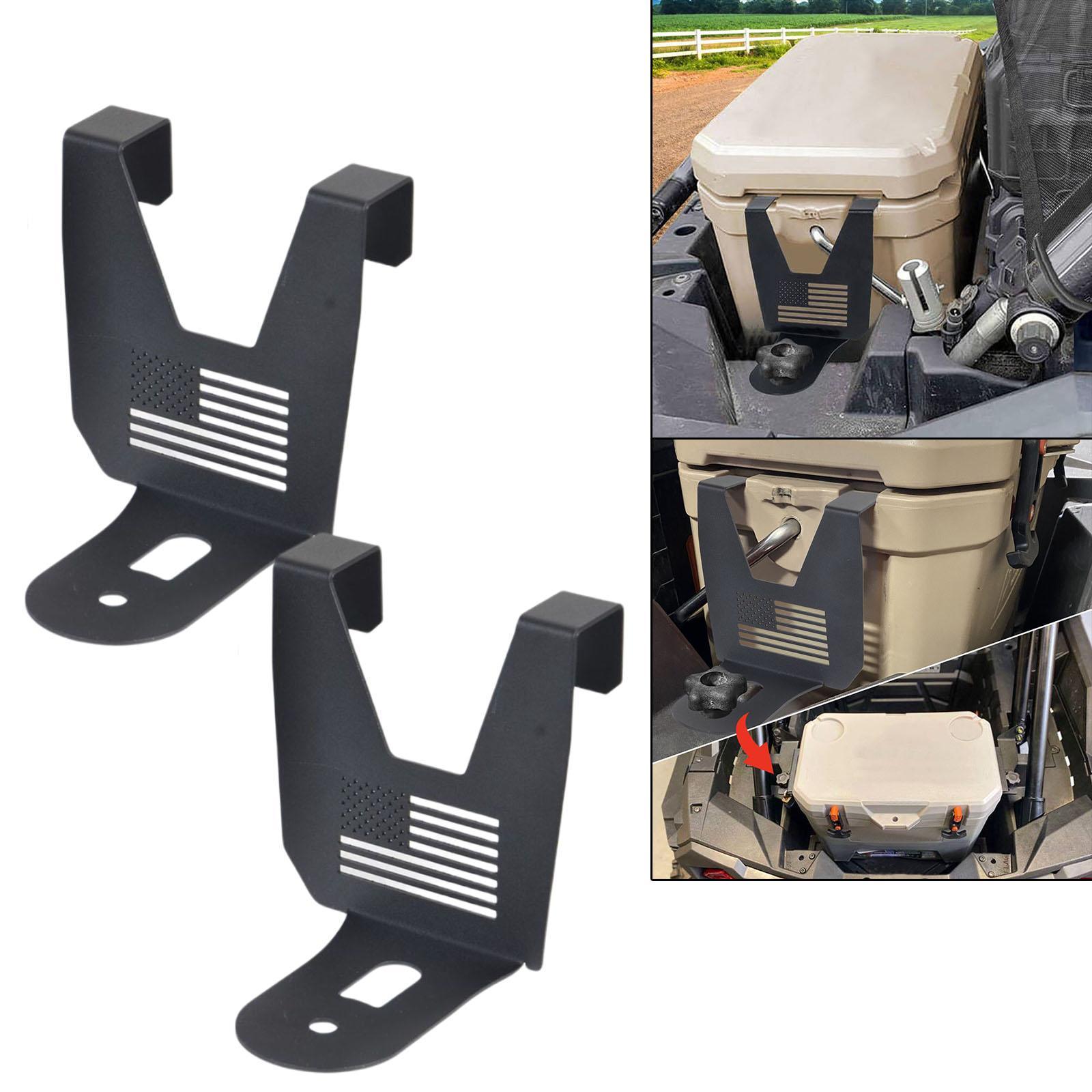 2x UTV Cooler Mounting Brackets, for 26 Cooler Coating Rust Resistant Cooler Mount, for Polaris, RZR 1000 XP/Turbo, Replacement Parts