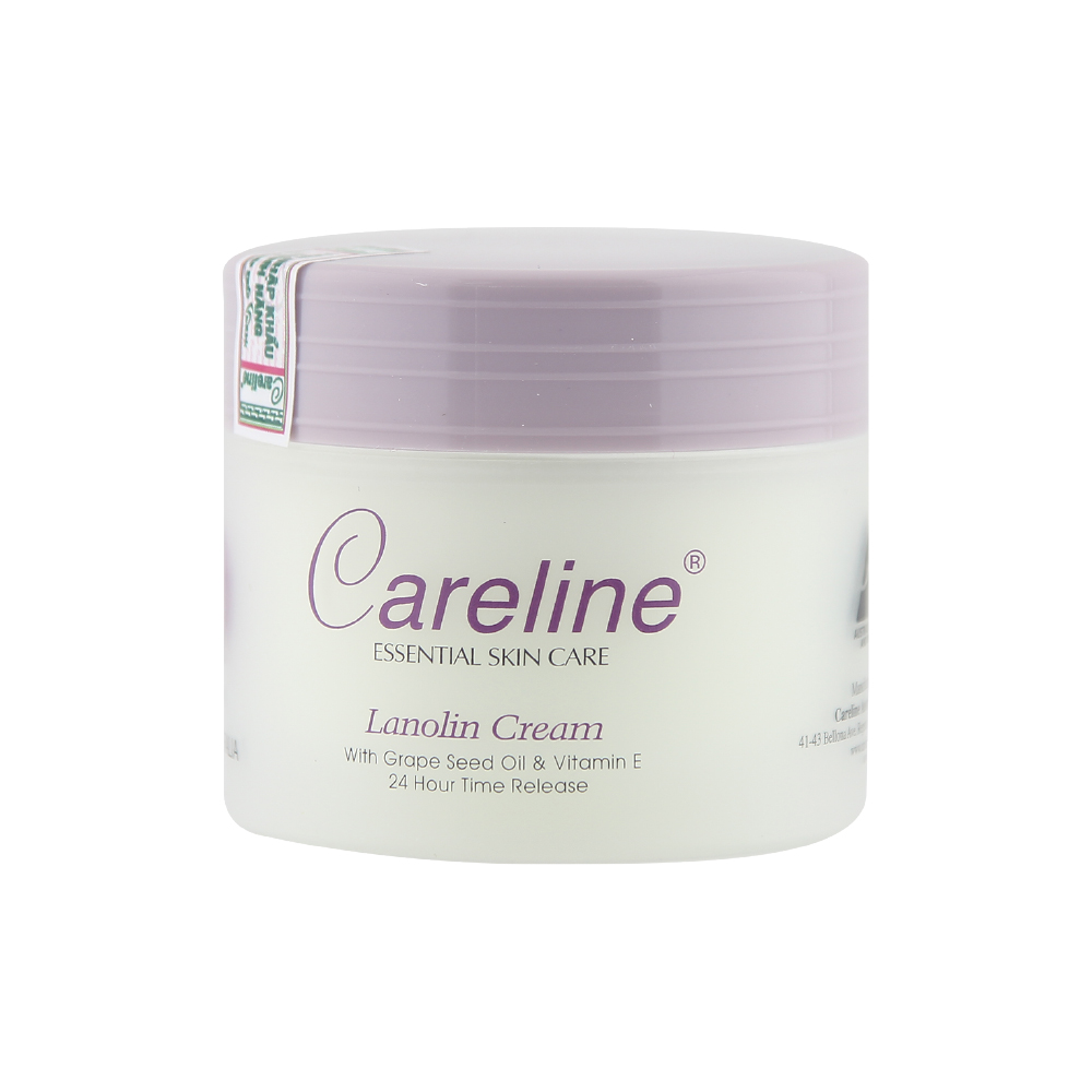 Kem dưỡng da mỡ cừu Careline Lanolin Cream giúp cấp ẩm, ngăn ngừa nếp nhăn 100ml