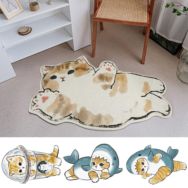 Thảm lót cửa chùi chân Chống Trượt Họa Tiết Hoạt Hình Dễ Thương