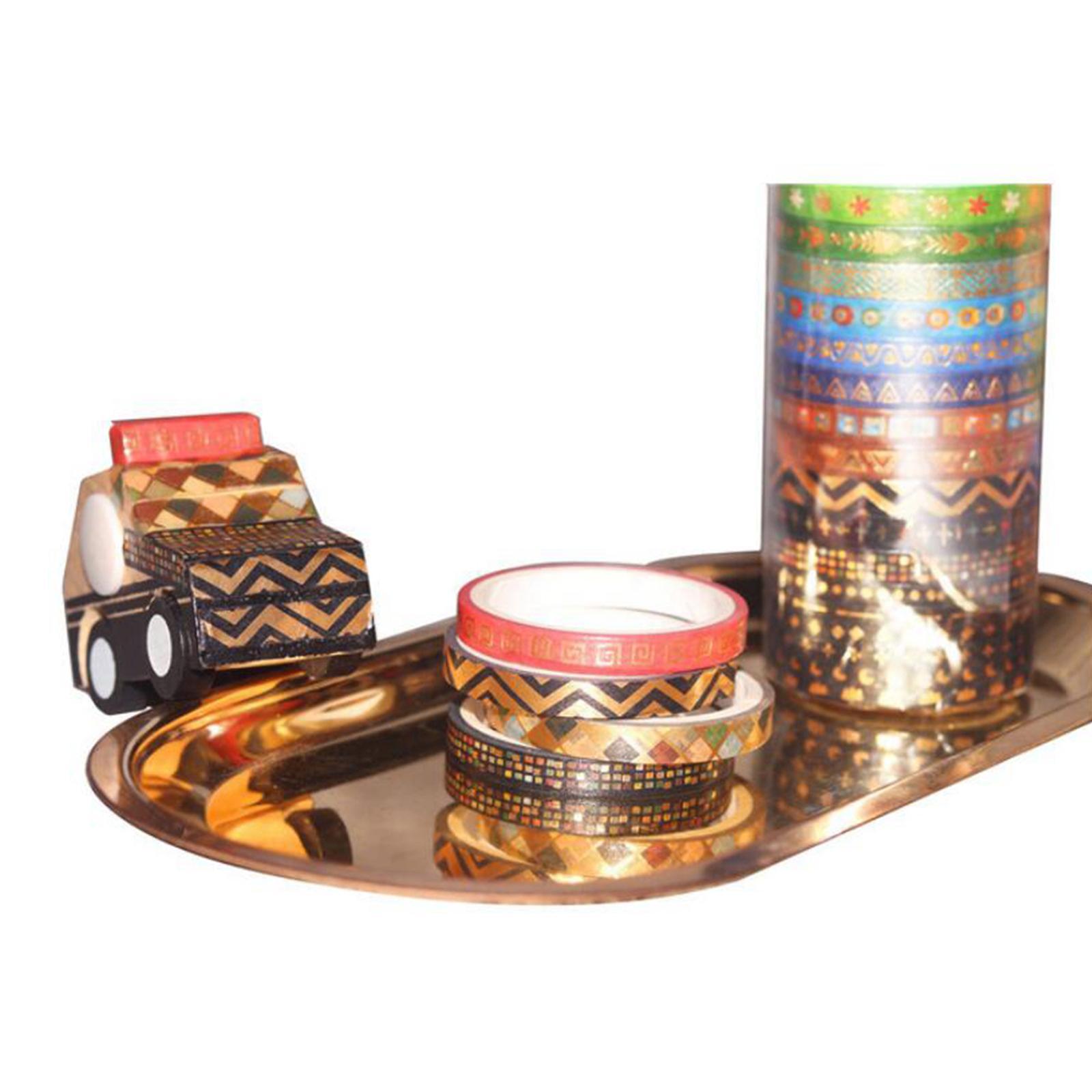 26pcs DIY Washi Paper Foil Decorative Sticky Sticker Paper Masking Adhesive Tape