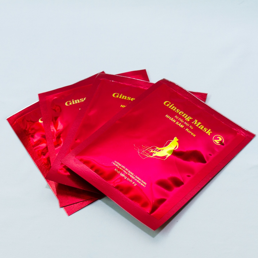 Bộ đắp mặt nạ Nhân Sâm - White & Smooth Gingseng Mask - Xinh đẹp tự nhiên