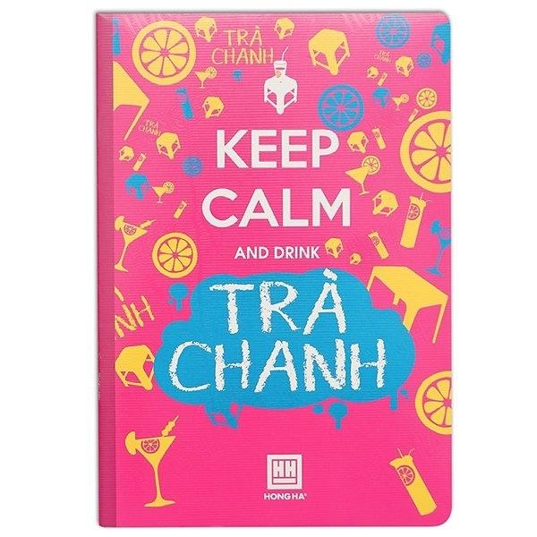 Vở Keep Calm &amp; Matcha Trà Xanh - Kẻ Ngang 200 Trang - Hồng Hà 1400 (Mẫu Màu Giao Ngẫu Nhiên)