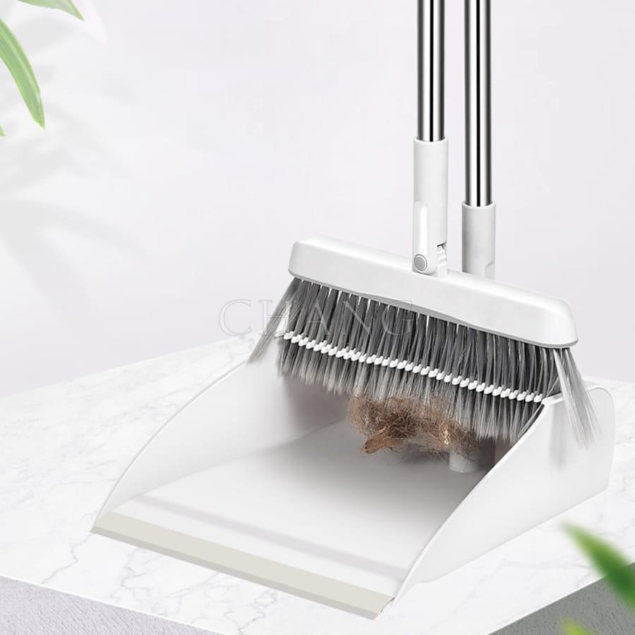 Chổi Quét Nhà Thông Minh Kèm Hót Rác Gấp Gọn - Chổi Quét Nhà Xoay 180 Độ Cán Dài Tiện Lợi
