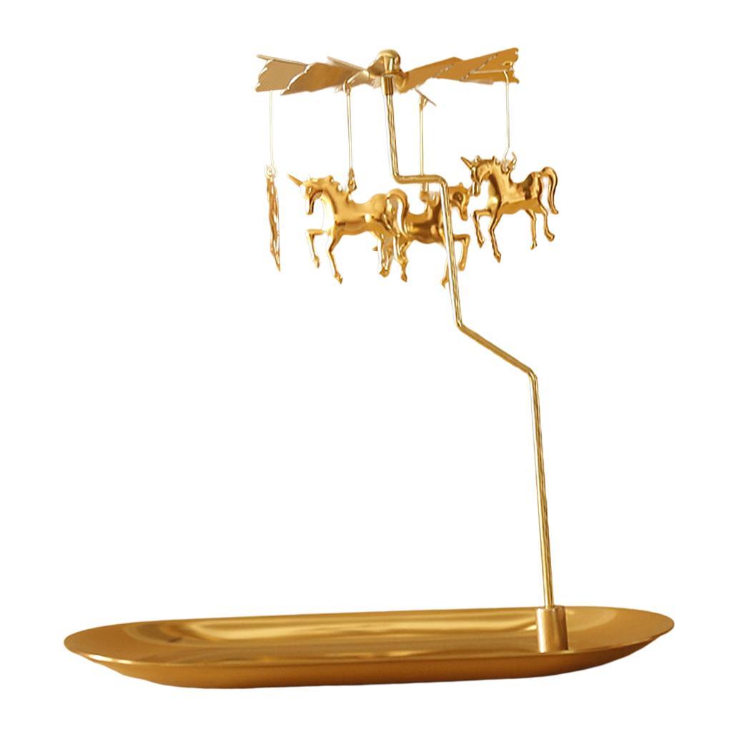 3PCs Candle Holder Rotating Tea Light Holder Stand Home