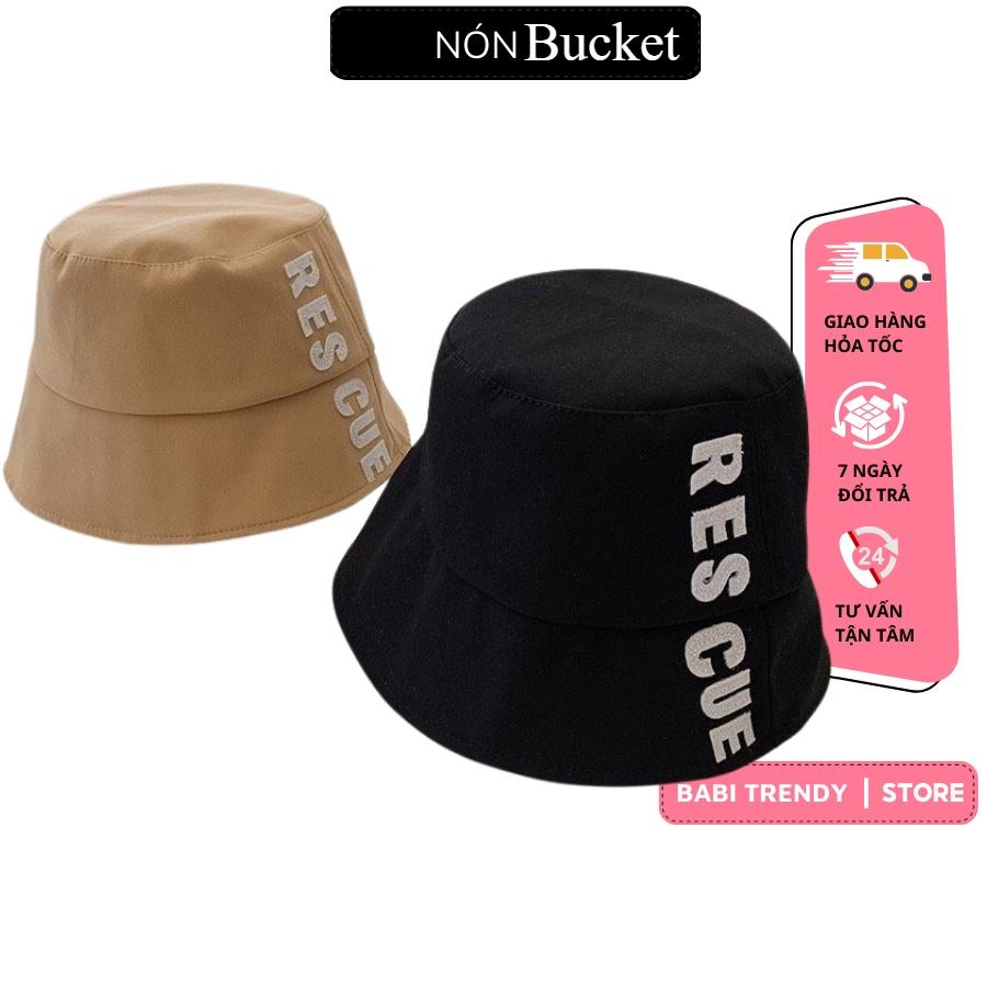 Nón Bucke in chữ Recuse, mũ lưỡi trai, mũ unisex siêu chất - NB27 - babitrendy