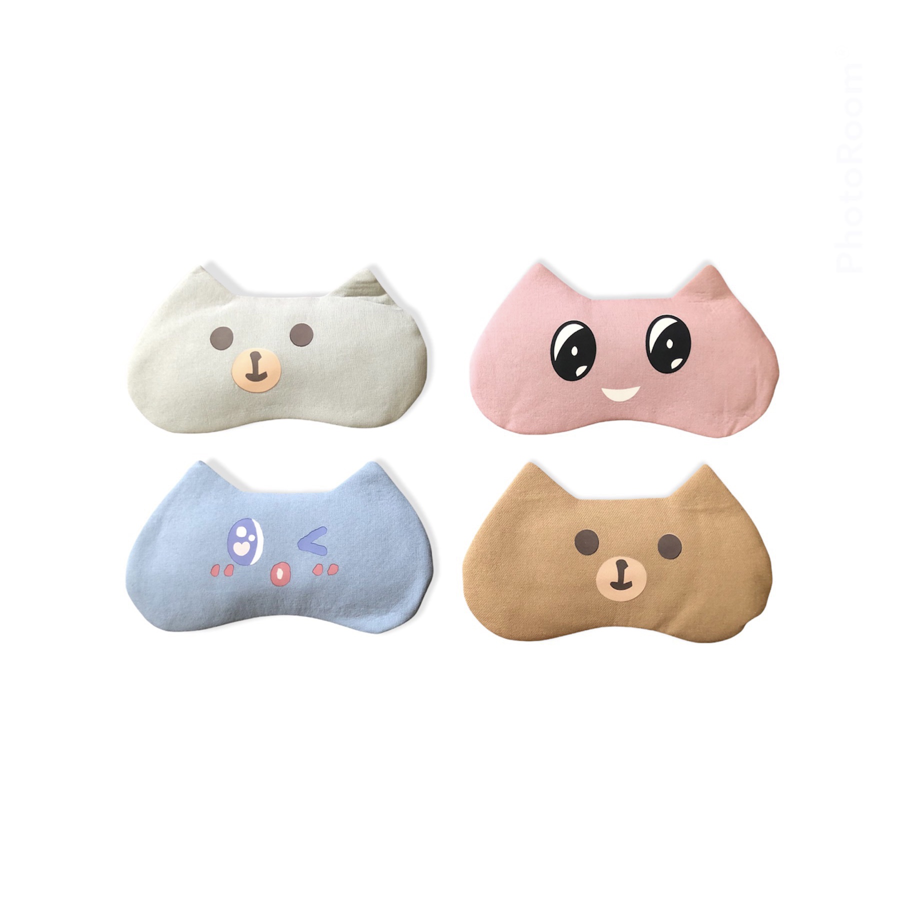 Combo 3 Miếng Bịt Mắt Ngủ 3D - Họa Tiết Cute (Giao Màu Ngẫu Nhiên)