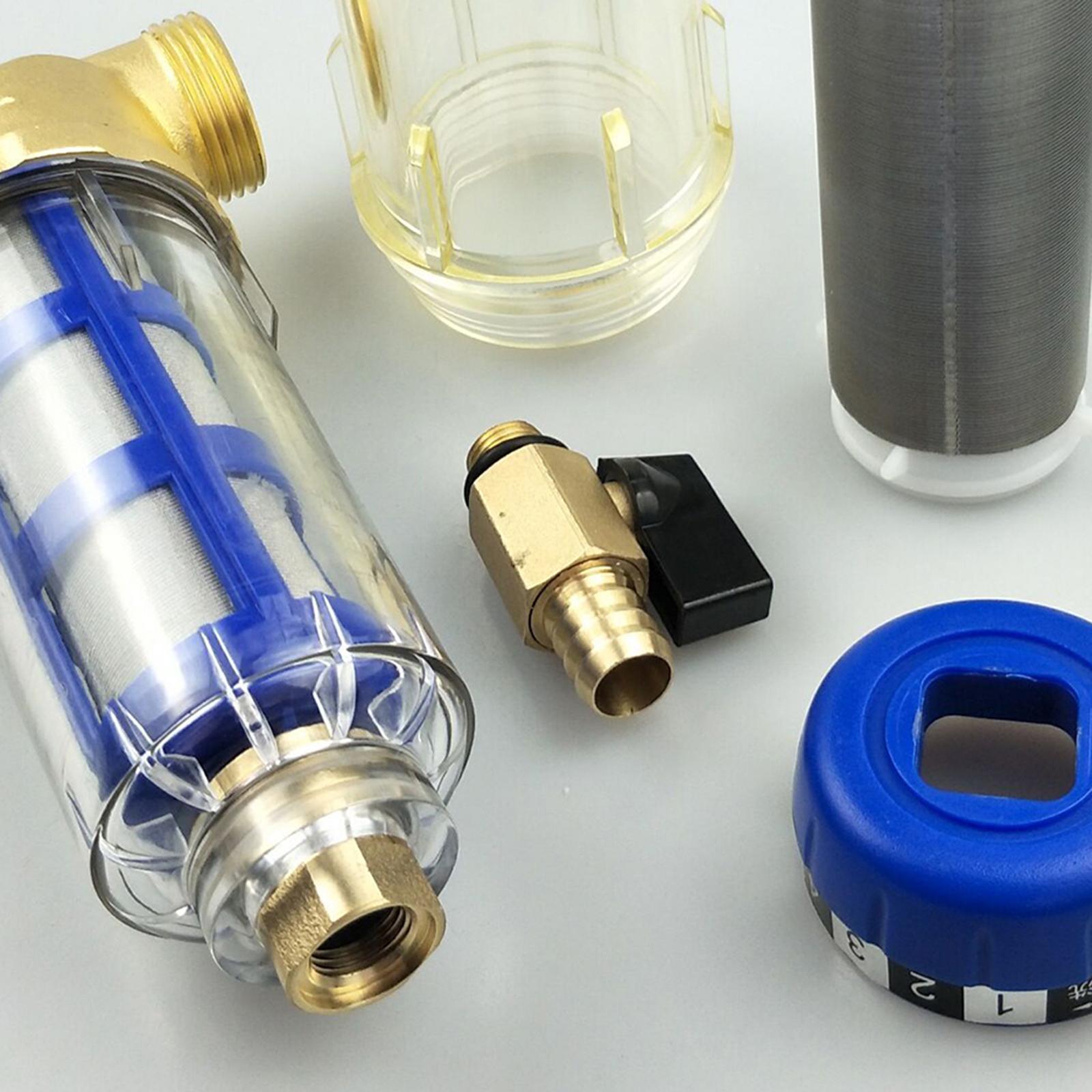 Household Mesh Down Water Filter System Sediment Water Filter 1/2inch