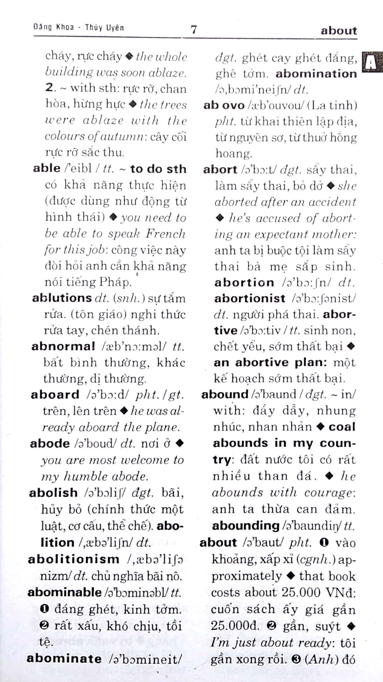 Từ Điển Anh - Việt