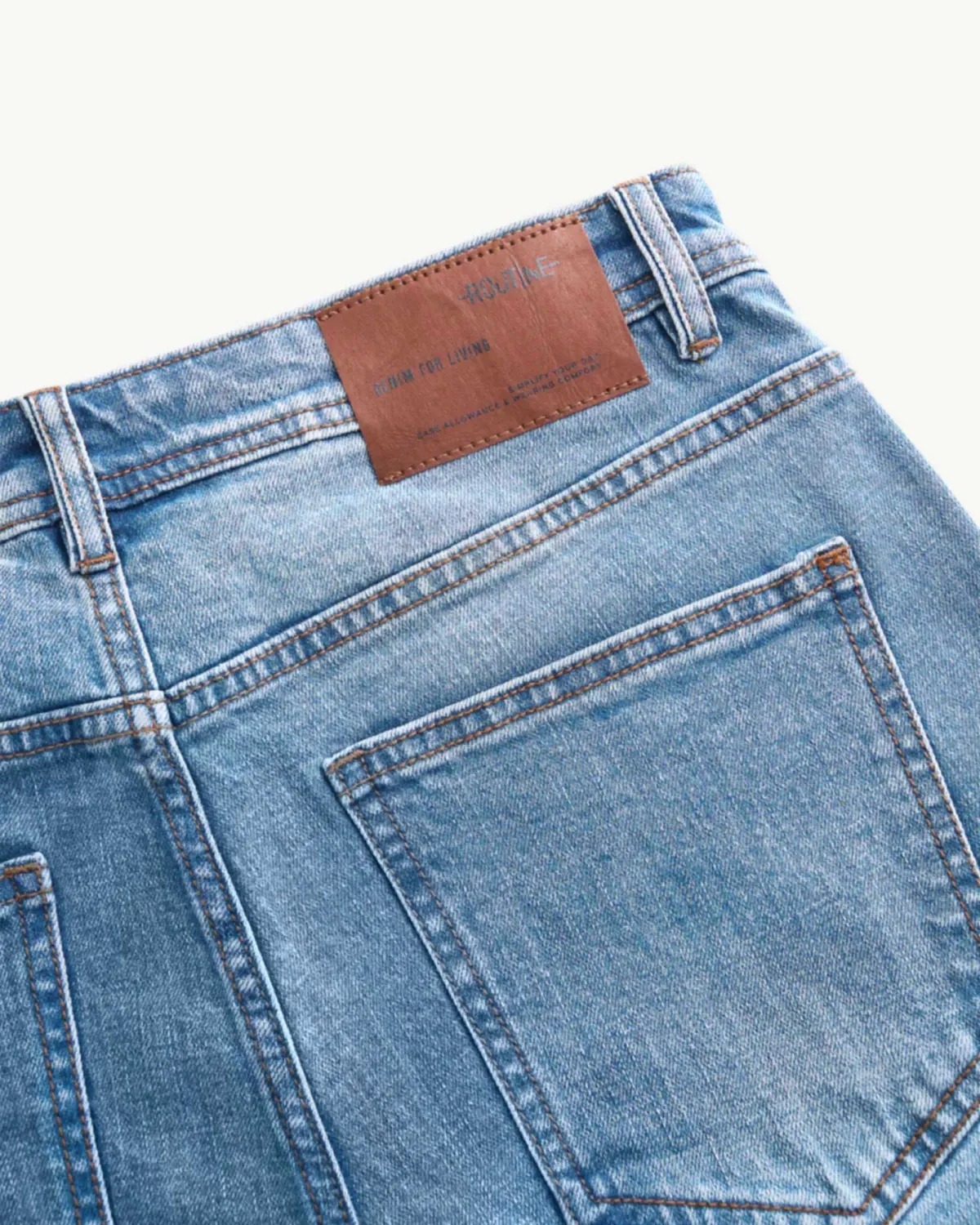 Quần jeans nam dài dáng ôm form slim - RT 10F24DPA006 | ROUTINE CÀ MAU