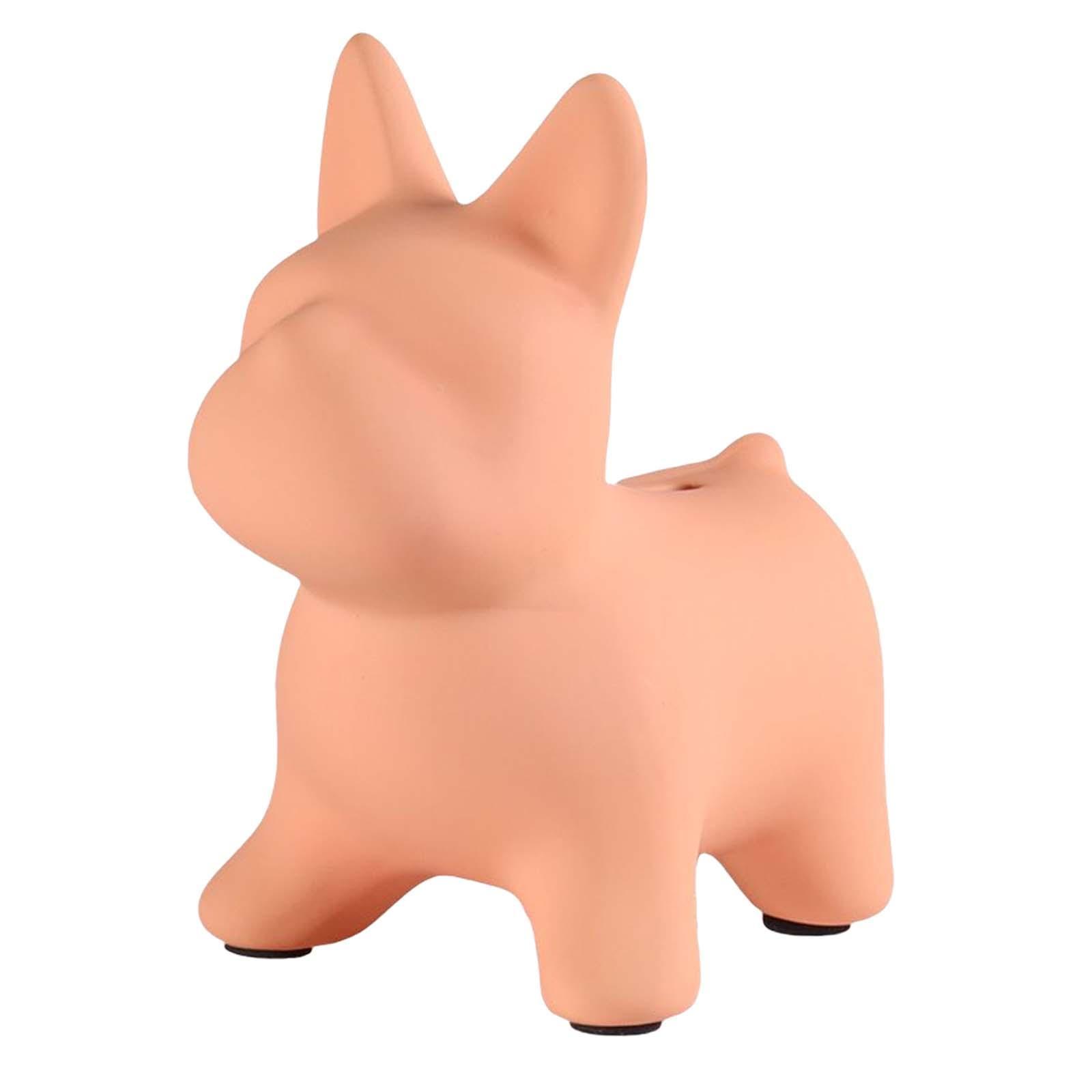 Cute Dog Piggy Bank Statue Figurine for Girls Boys Decoration New Year Gift