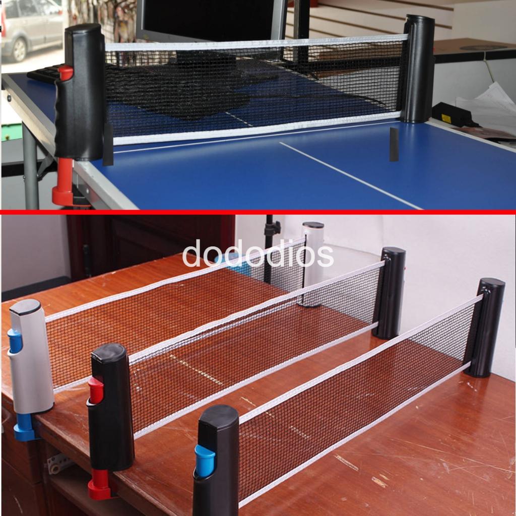 Trụ Lưới Bóng Bàn Rút Gọn Chính Hãng dododios Chất Liệu ABS Cao Cấp Chiều Dài Điều Chỉnh Tới 1,7m Vừa Bàn Bóng Bàn