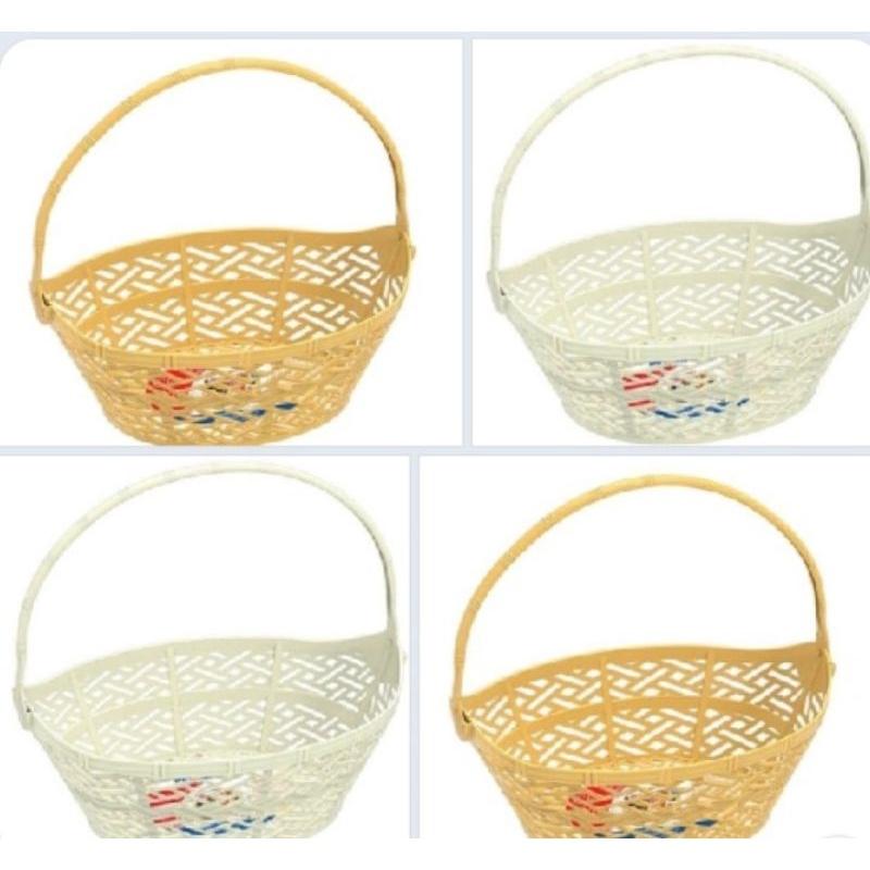 GIỎ QUÀ NHỰA CỠ TO/NHỎ - Cà phê,Nhỏ34 x 23,5 x 31 cm