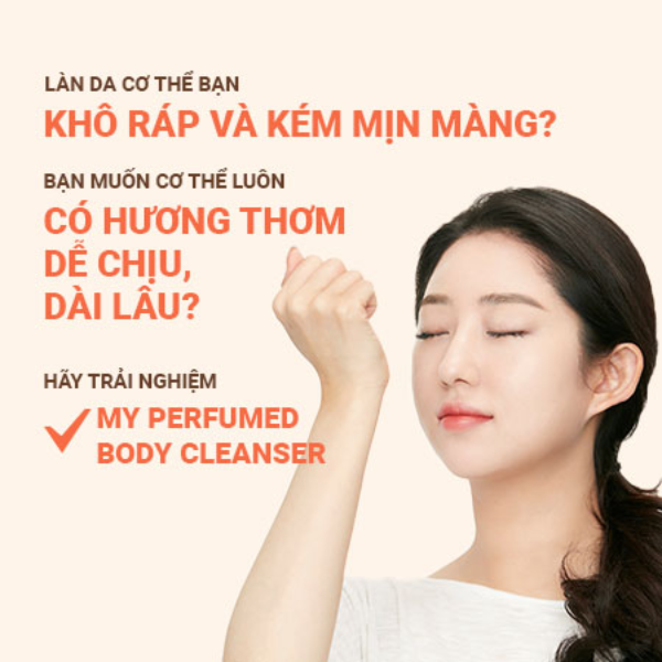 Sữa tắm hương nước hoa innisfree My Perfumed Body Cotton Flower Body Cleanser 330ml - 131173057x