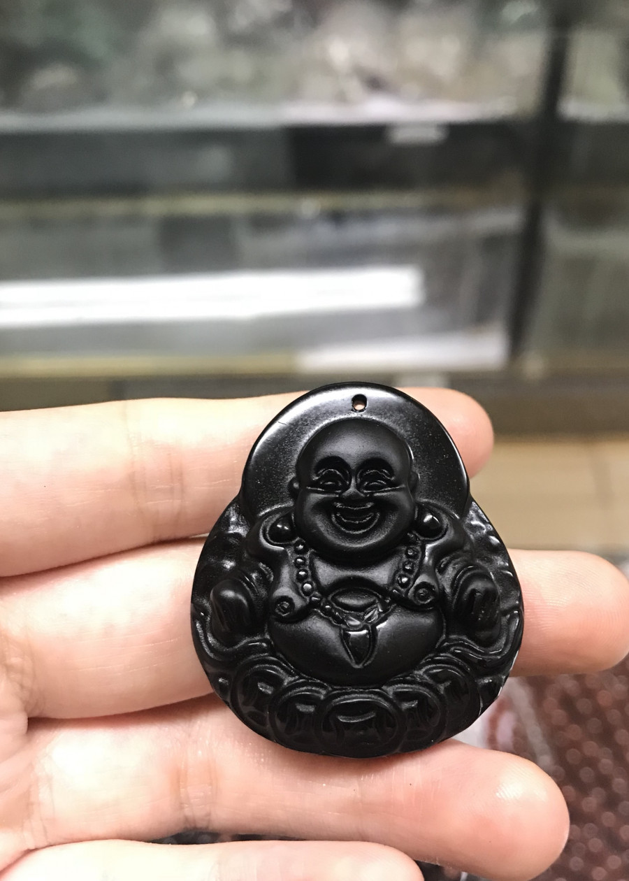 Phật Di Lặc Obsidian núi lửa