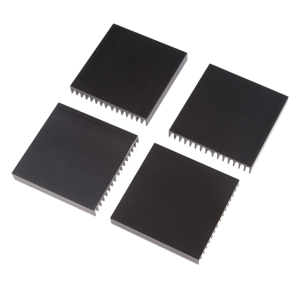 Black Cooler Aluminum Heatsink Radiator Heat Sink Chip for IC LED Power